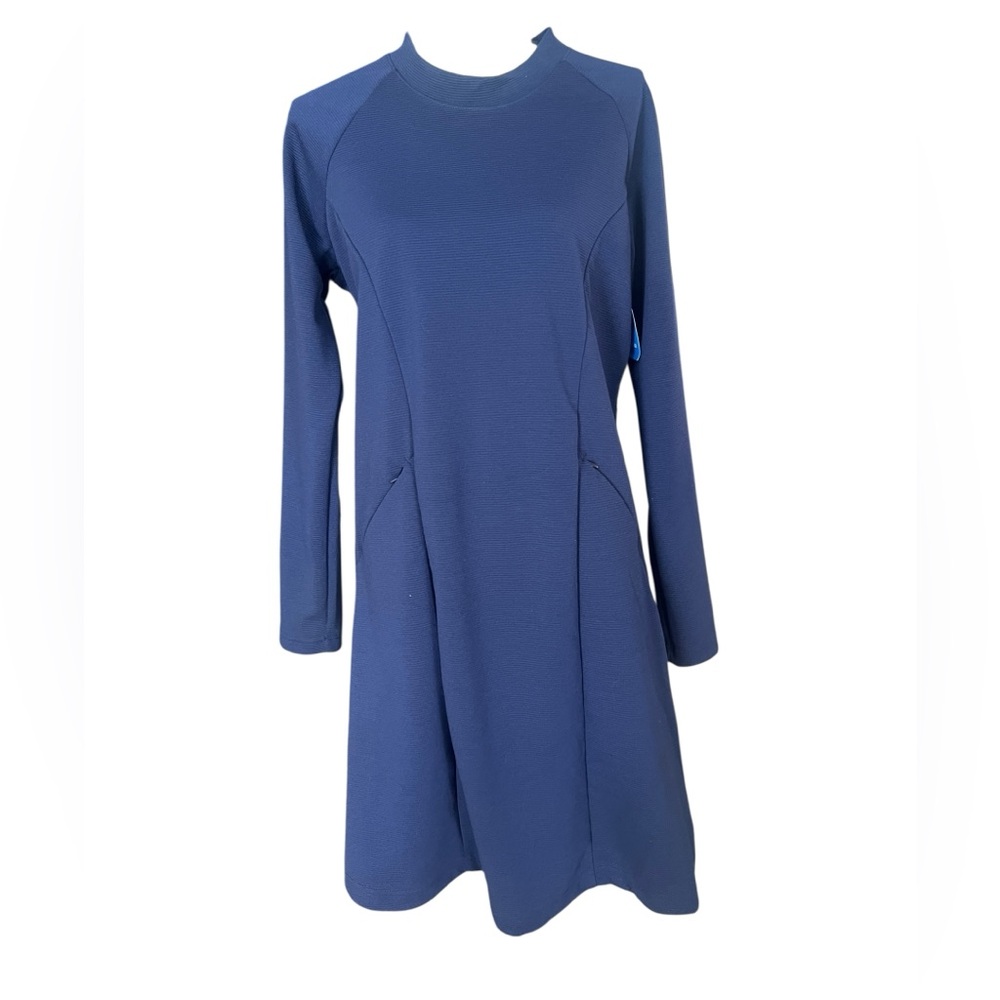Columbia Silverhurst Ottoman Long Sleeve Dress, new with tags, XL navy